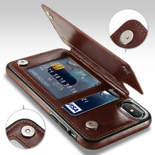 Load image into Gallery viewer, Leather Case With Multi Card Holder