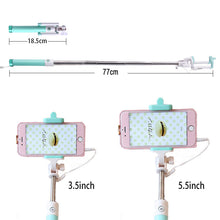 Load image into Gallery viewer, Mini Selfie Stick With Silicone Handle