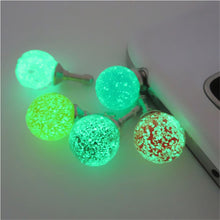 Load image into Gallery viewer, Luminous Night Light Earphone Dust Plug