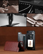 Load image into Gallery viewer, Leather Case With Multi Card Holder