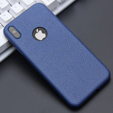 Load image into Gallery viewer, Leather Skin Soft Silicone Case