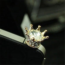 Load image into Gallery viewer, Fashion Rhinestone Crown Dust Plug