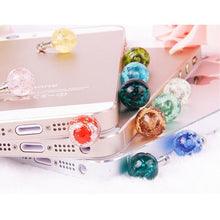 Load image into Gallery viewer, Colorful Rhinestone Luminous Dust Plug