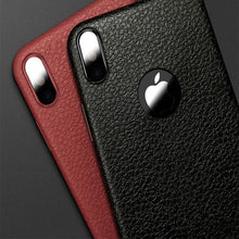 Load image into Gallery viewer, Leather Skin Soft Silicone Case
