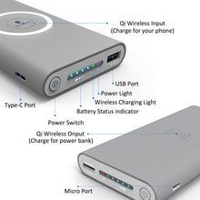 Load image into Gallery viewer, Wireless Powerbank Mobile Phone Charger